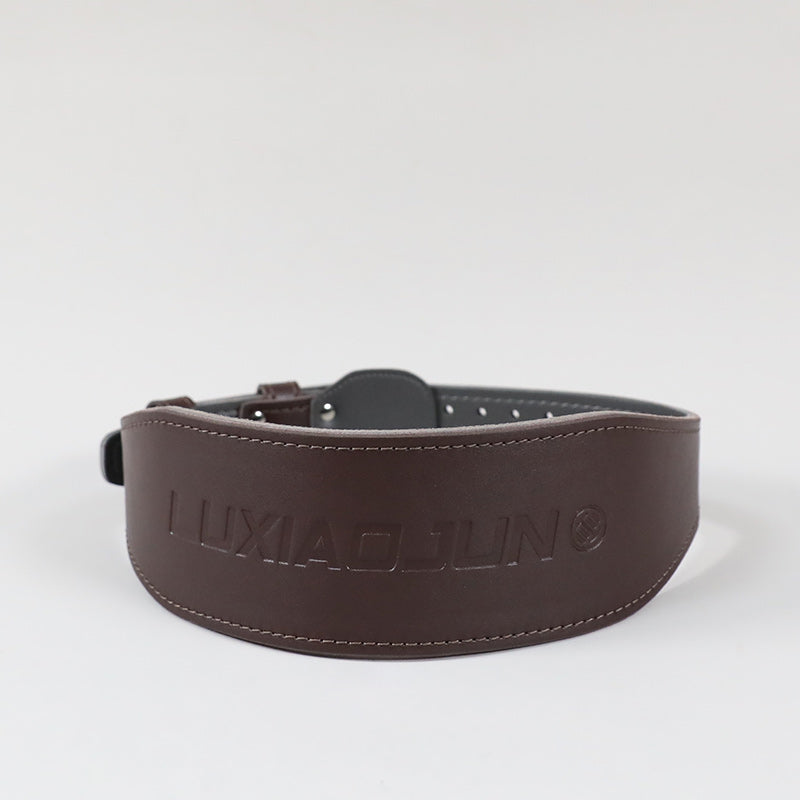 Brown Olympic Weightlifting Leather Belt