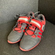 Load image into Gallery viewer, Adidas AdiPower Shoes - Black/Red US9 (Pre-owned, Not original insoles)
