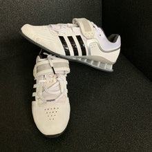 將圖片載入圖庫檢視器 Adidas AdiPower Shoes - White/Black US10 (Pre-owned)
